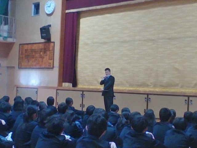 生徒指導主事の講話