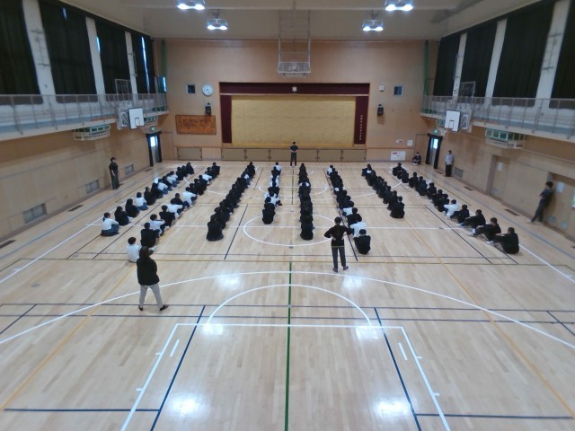 3年学年集会の様子