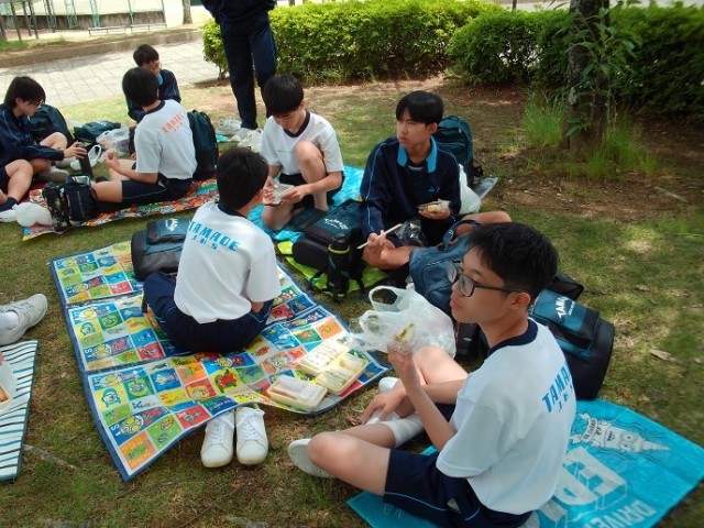 1日目のお弁当昼食